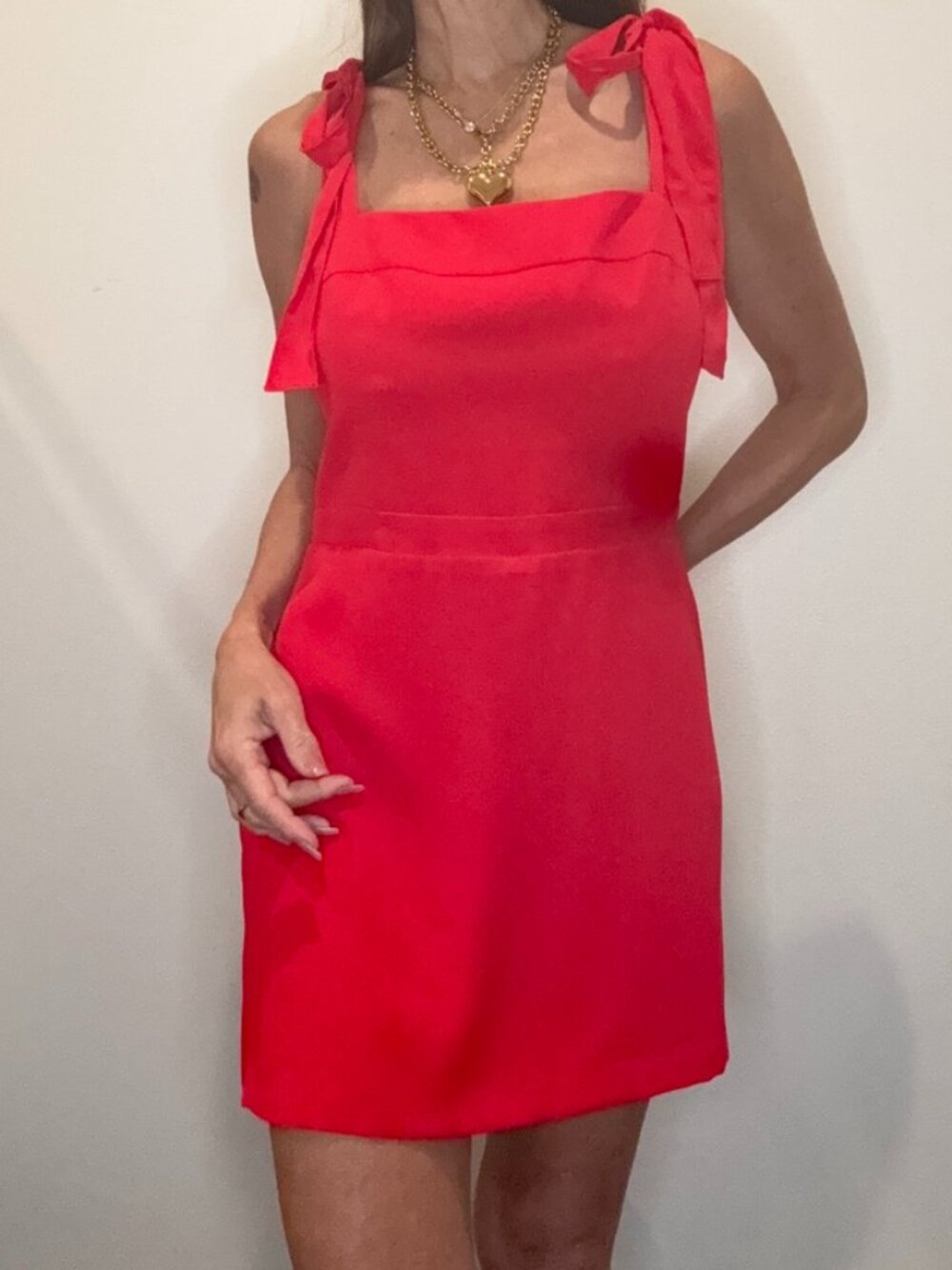 Amanda Uprichard Red Luisa Skort Romer